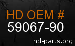 hd 59067-90 genuine part number