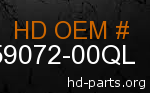 hd 59072-00QL genuine part number