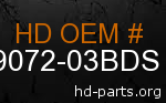 hd 59072-03BDS genuine part number