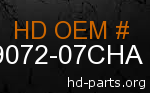 hd 59072-07CHA genuine part number