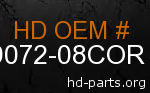 hd 59072-08COR genuine part number