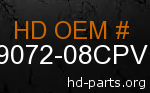 hd 59072-08CPV genuine part number