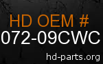 hd 59072-09CWC genuine part number