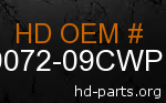 hd 59072-09CWP genuine part number