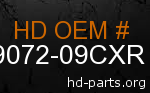 hd 59072-09CXR genuine part number