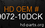 hd 59072-10DCK genuine part number