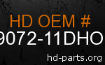 hd 59072-11DHO genuine part number