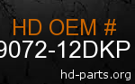 hd 59072-12DKP genuine part number