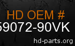 hd 59072-90VK genuine part number