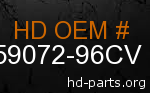 hd 59072-96CV genuine part number