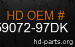 hd 59072-97DK genuine part number