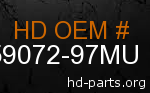 hd 59072-97MU genuine part number