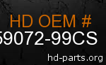 hd&nbsp59072-99CS genuine part number