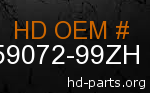 hd 59072-99ZH genuine part number