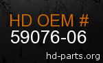 hd 59076-06 genuine part number