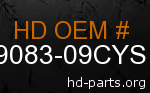 hd 59083-09CYS genuine part number