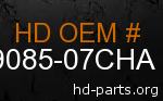 hd 59085-07CHA genuine part number
