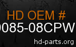 hd 59085-08CPW genuine part number