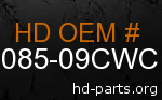 hd 59085-09CWC genuine part number
