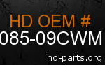 hd 59085-09CWM genuine part number