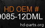 hd 59085-12DML genuine part number