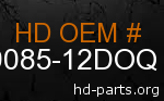 hd 59085-12DOQ genuine part number