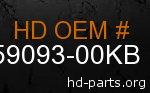 hd 59093-00KB genuine part number