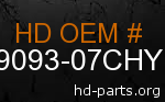 hd 59093-07CHY genuine part number