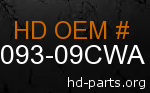 hd 59093-09CWA genuine part number