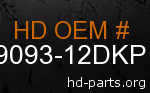 hd 59093-12DKP genuine part number
