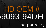 hd 59093-94DH genuine part number