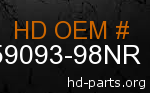 hd 59093-98NR genuine part number