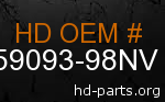 hd 59093-98NV genuine part number