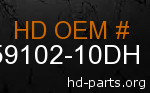hd 59102-10DH genuine part number