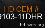 hd 59103-11DHR genuine part number