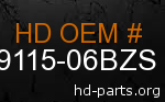hd 59115-06BZS genuine part number