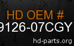 hd 59126-07CGY genuine part number