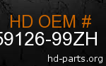 hd 59126-99ZH genuine part number
