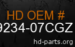 hd&nbsp59234-07CGZ genuine part number