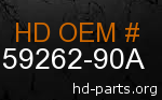 hd 59262-90A genuine part number