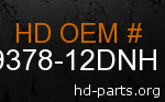 hd 59378-12DNH genuine part number