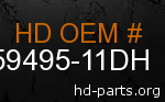 hd 59495-11DH genuine part number