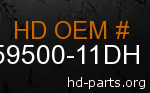 hd 59500-11DH genuine part number