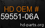 hd 59551-06A genuine part number