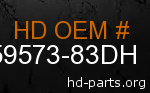 hd 59573-83DH genuine part number