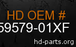 hd 59579-01XF genuine part number