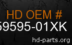 hd 59595-01XK genuine part number