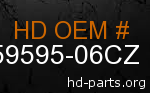 hd 59595-06CZ genuine part number
