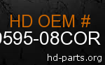 hd 59595-08COR genuine part number