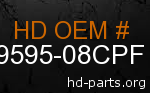 hd 59595-08CPF genuine part number